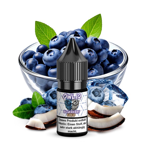 OWLIQ Blueberry Coco 10ml Nikotinsalzliquid