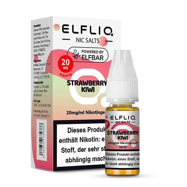 Elfliq Strawberry Kiwi 10ml Nikotinsalzliquid