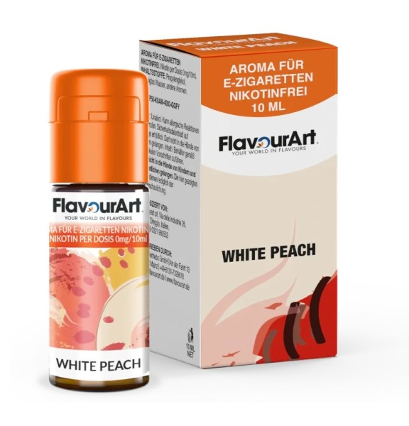 FlavourArt White Peach 10ml Aroma