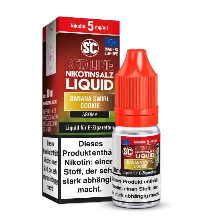 Sc Red Line Banana Swirl 10ml Nikotinsalzliquid