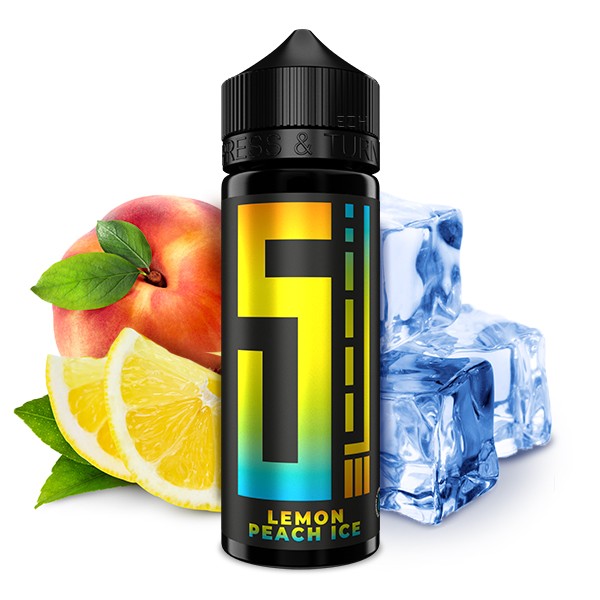 5EL Lemon Peach Ice 10ml Longfill