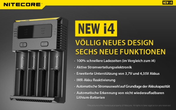 Nitecore Intellicharger I4