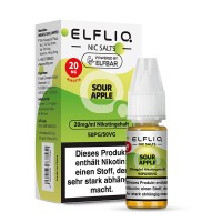 Elfliq Sour Apple 10ml Nikotinsalzliquid