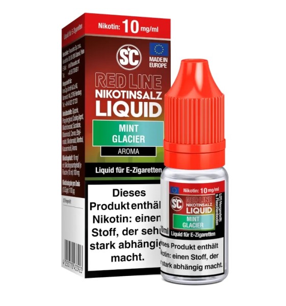 Sc Red Line Mint Glacier 10ml Nikotinsalzliquid