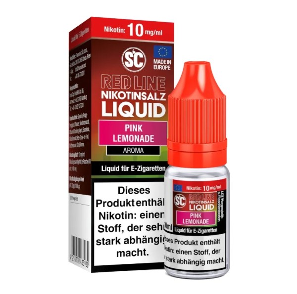 Sc Red Line Pink Lemonade 10ml Nikotinsalzliquid
