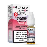 Elfliq Strawberry Raspberry Cherry Ice 10ml Nikotinsalzliquid