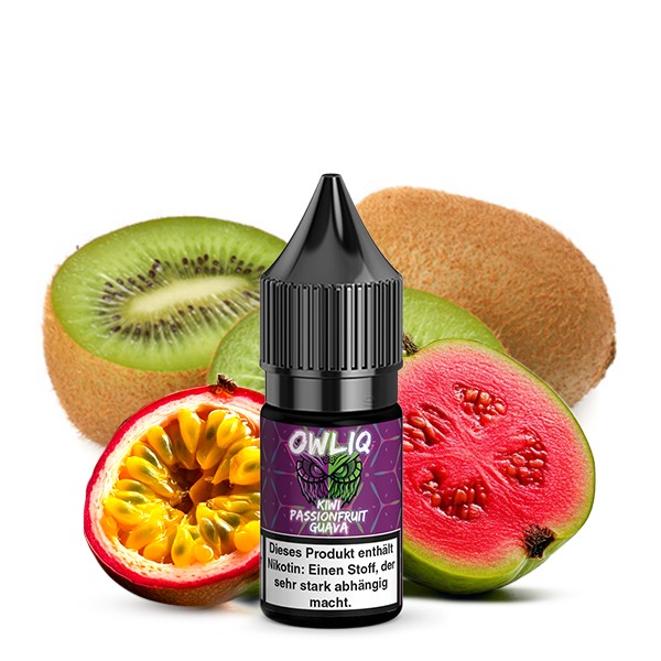 OWLIQ Kiwi Passionfruit Guave 10ml Nikotinsalzliquid
