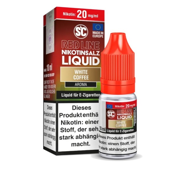 Sc Red Line White Coffee 10ml Nikotinsalzliquid