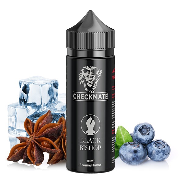 Dampflion Checkmate Black Bishop 10ml Longfill