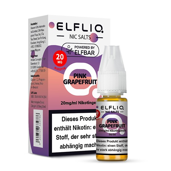 Elfliq by Elfbar Pink Grapefruit 10ml Nikotinsalzliquid
