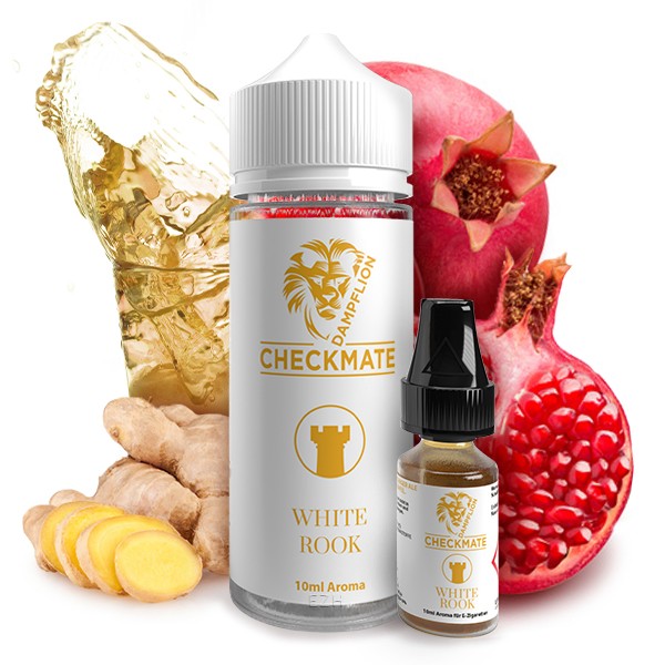 Dampflion Checkmate White Rook 10ml Longfill