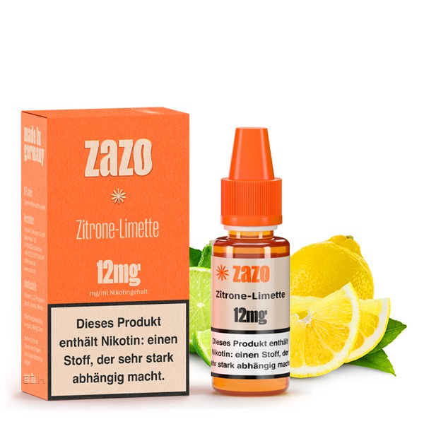 ZAZO Zitrone-Limette 10ml Liquid