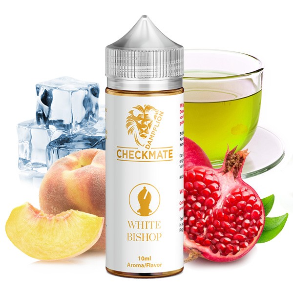 Dampflion Checkmate White Bishop 10ml Longfill