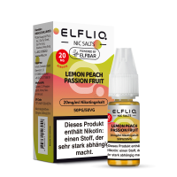 Elfliq Lemon Peach Passion Fruit 10ml Nikotinsalzliquid