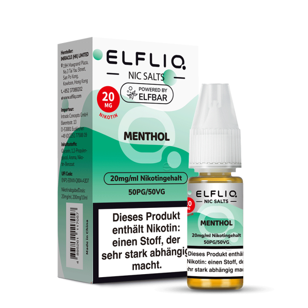 Elfliq Menthol 10ml Nikotinsalzliquid
