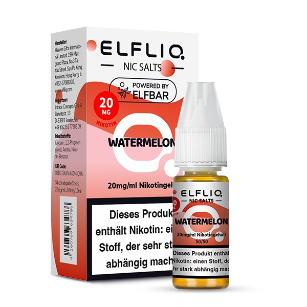 Elfliq by Elfbar Watermelon 10ml Nikotinsalzliquid