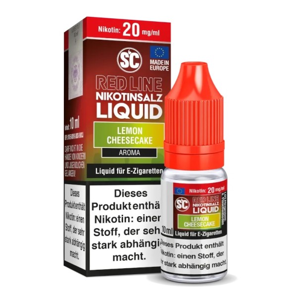 Sc Red Line Lemon Cheesecake 10ml Nikotinsalzliquid