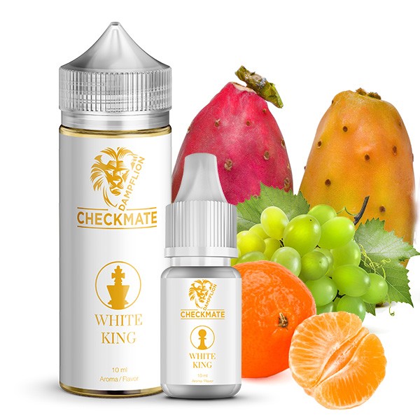 Dampflion Checkmate White King 10ml Longfill